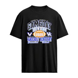 Kentucky Wildcats vs Vanderbilt Commodores 2026 Gameday Showdown Graphic T-shirt
