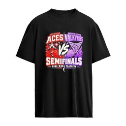 Las Vegas Aces vs Golden State Valkyries Semifinals Matchup 2026 Playoffs T-Shirt