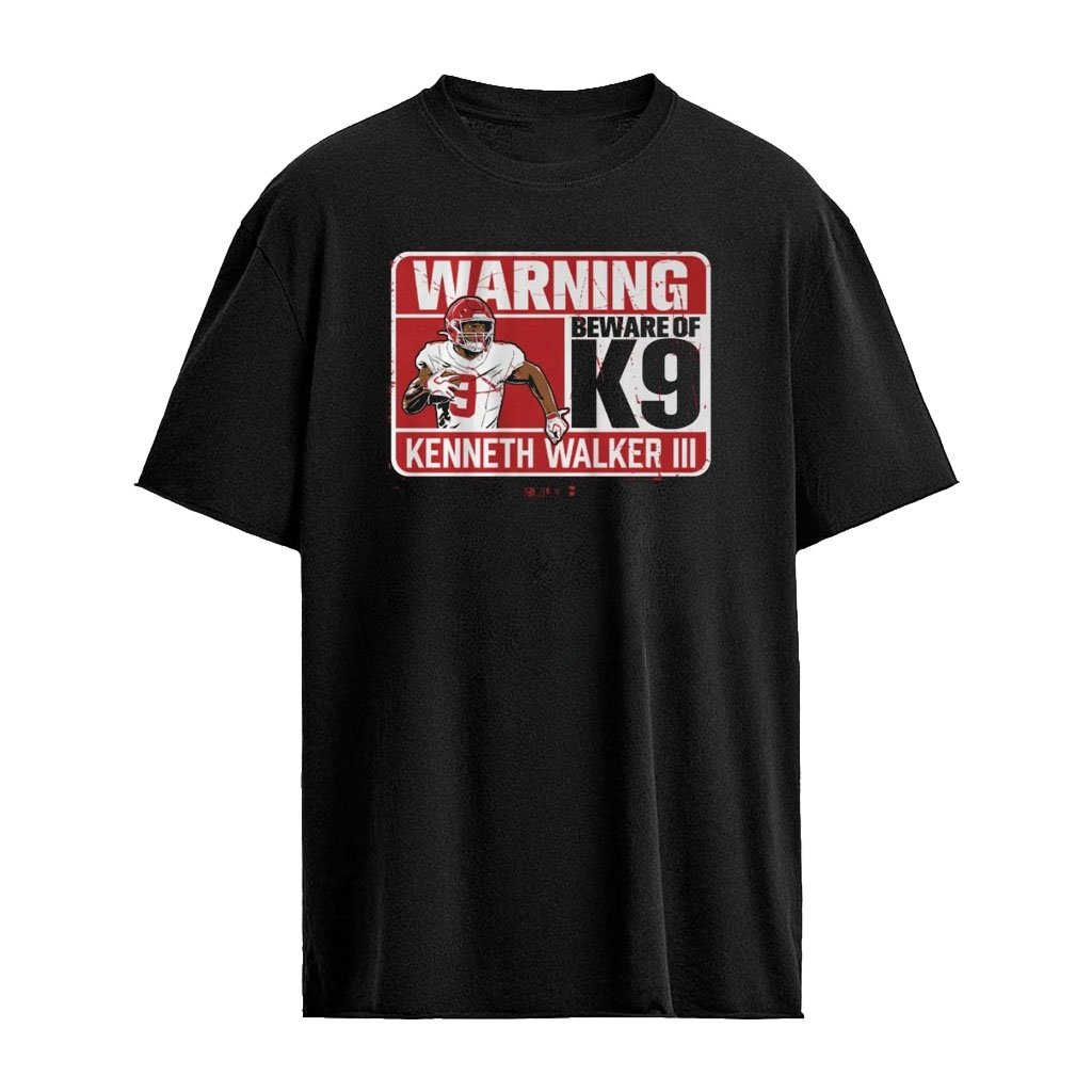 Kenneth Walker III Beware Of K9 T-Shirt