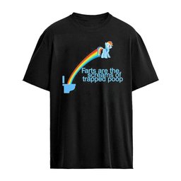 Rainbow Dash Farts Are the Screams of Trapped Poop T-Shirt