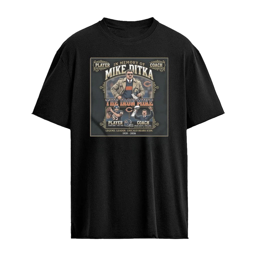Mike Ditka Memorial 1939 2026 T-Shirt