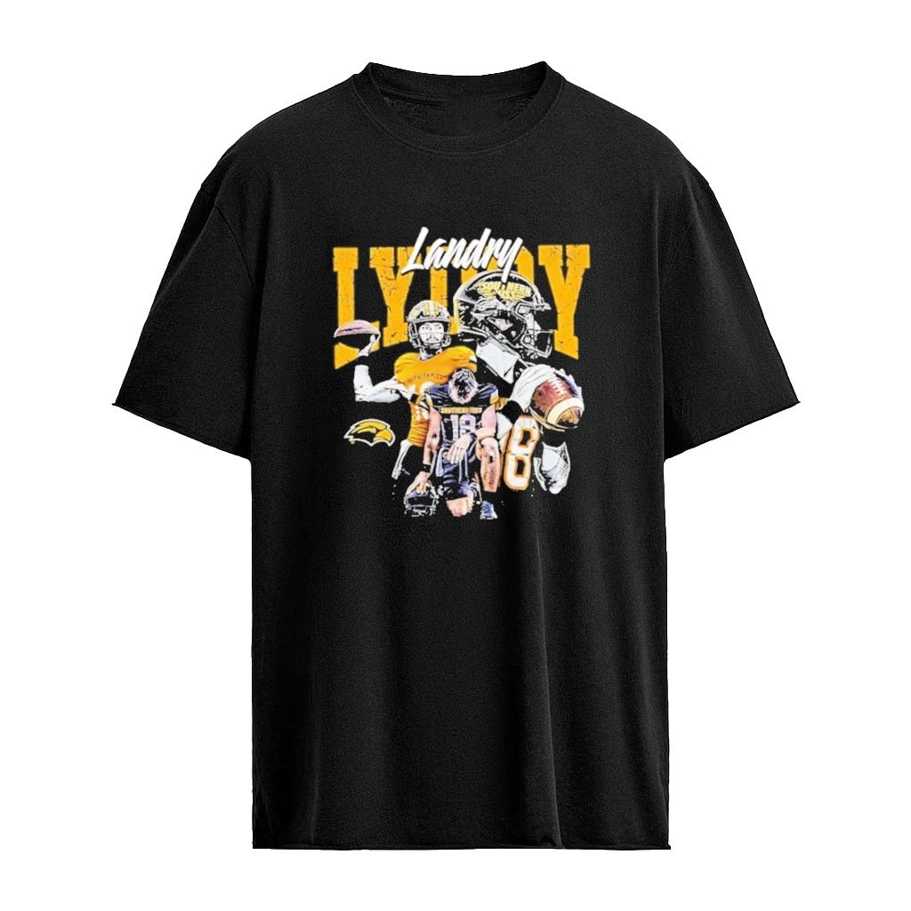Landry Lyddy Southern Miss Golden Eagles Football NCAA Player Collage Vintage T-Shirt