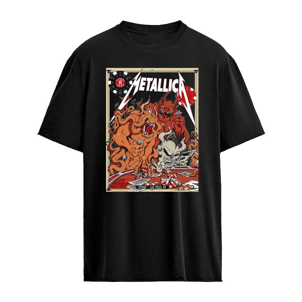 Metallica Las Vegas NV Limited Edition Sphere M72 Pop-Up Shop October 8 2026 T-Shirt