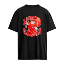 Linkin Garcia Texas Tech Red Raiders Baseball NCAA Swing Illustration T-Shirt