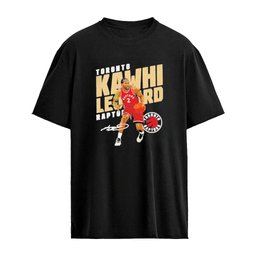 Kawhi Leonard Toronto Raptors Slant Signature T-Shirt