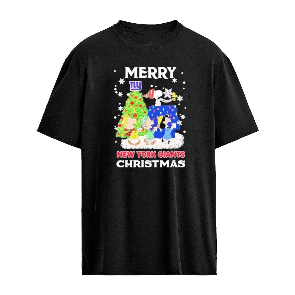 New York Giants Logo x Peanuts Merry Christmas 2026 T-Shirt