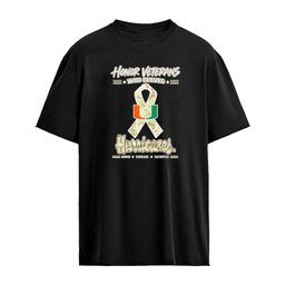 Miami Hurricanes Honor Veterans Who Served Shirt – Military Camo Ribbon Veterans Day Tribute Tee