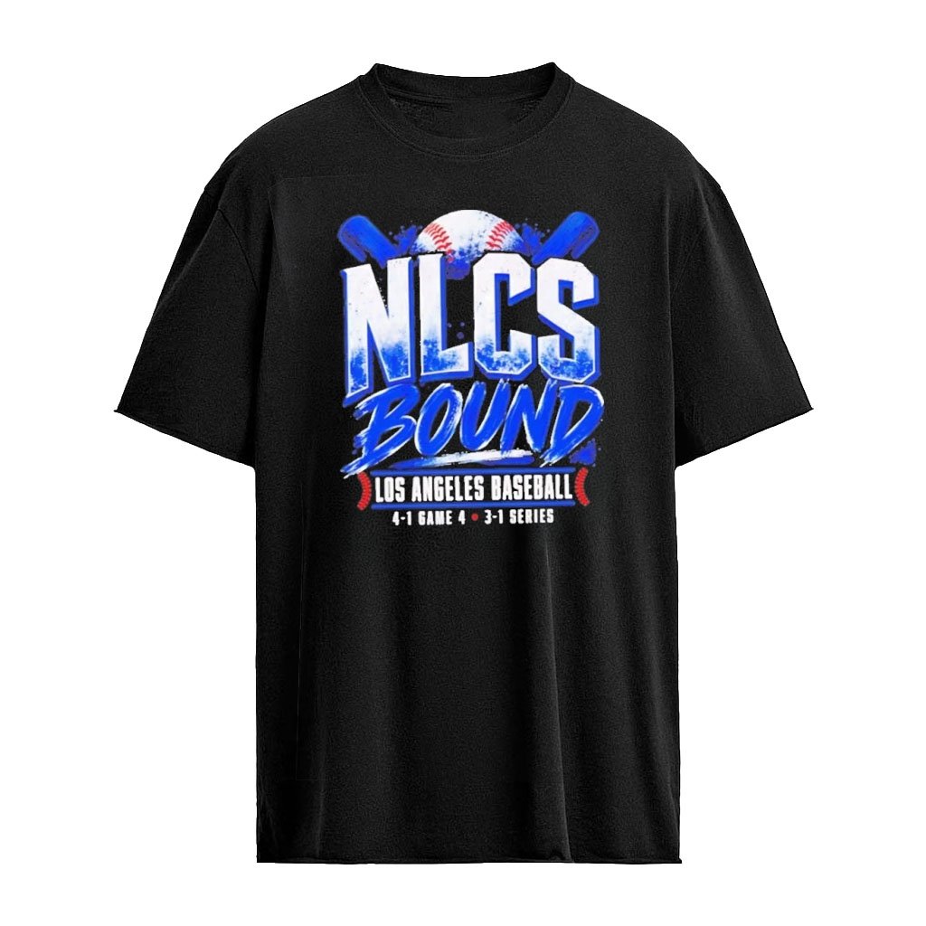 Los Angeles Dodgers NLCS Bound 2026 4-1 Game 4 3-1 Series Vintage T-shirt