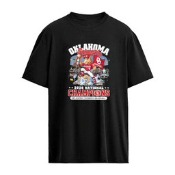 Oklahoma Sooners Baseball 2026 National Champions Mascot Graphic T-Shirt