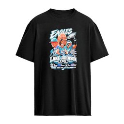 Lane Johnson Philadelphia Eagles 2013 2026 Thank You For The Memories Signature Graphic T-shirt