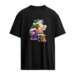 Oregon Ducks Washington Huskies USC Trojans Oregon State Beavers Christmas Santa College Football Fan Graphic T-Shirt