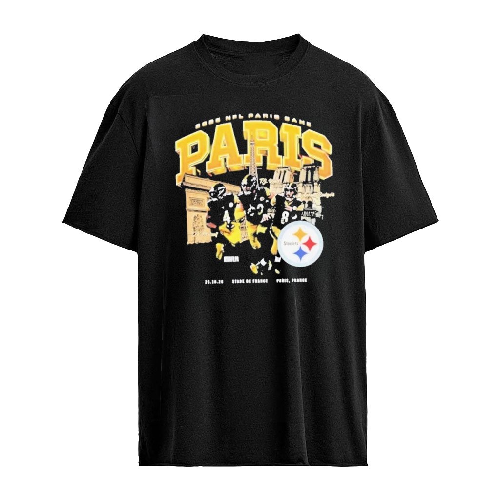 Pittsburgh Steelers 2026 NFL Paris International Games T-Shirt