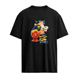 Notre Dame Santa Claus On Usc Toilet With Michigan Santa Christmas Football Fan Graphic T-shirt