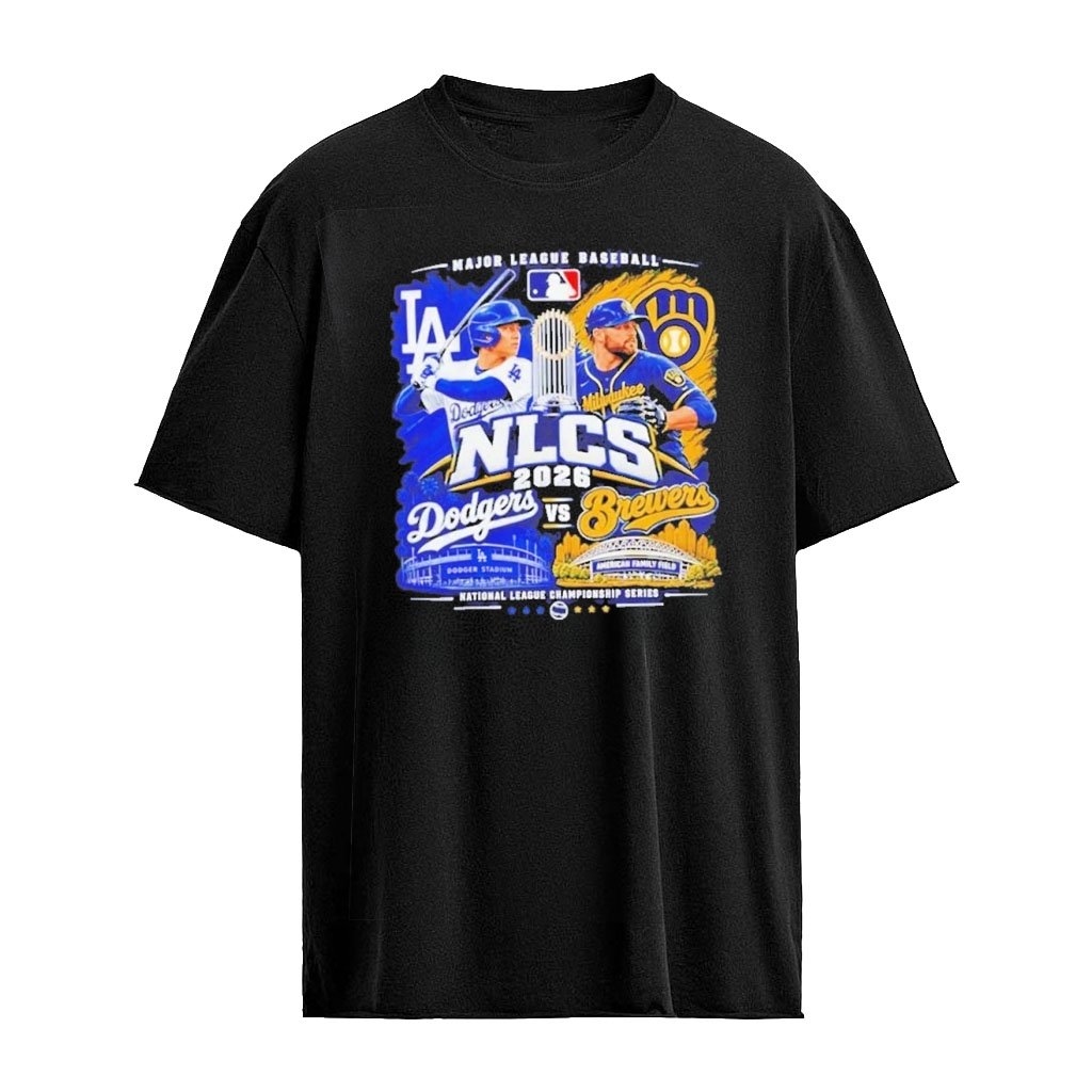 Los Angeles Dodgers Vs Milwaukee Brewers 2026 NLCS Matchup T-shirt