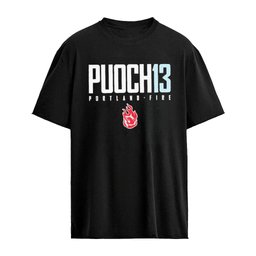 Nyadiew Puoch 13 Portland Fire WNBA Name and Number Logo T-Shirt