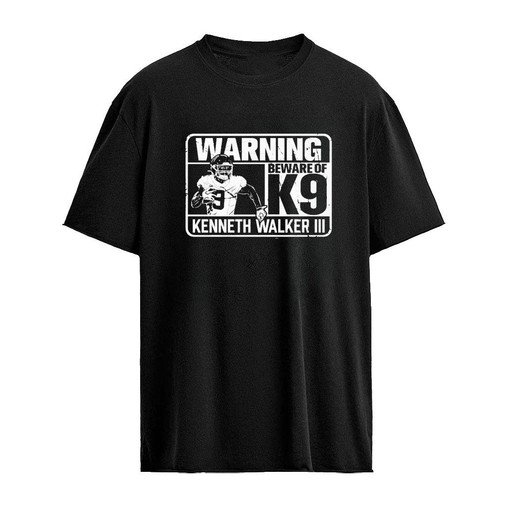 Kenneth Walker Iii Warning Beware Of K9 Shirt