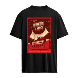 Mumford And Sons Shoreline Amphitheatre In Mountain View CA On Oct 8 2026 Poster T-Shirt