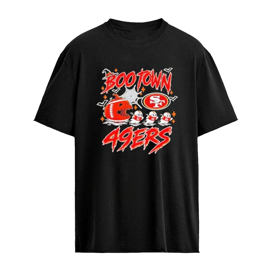 San Francisco 49ers Boo Town Pac-Man Halloween 2026 Graphic T-shirt
