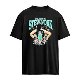 New York Liberty Breanna Stewart Welcome To Stew York Signature Graphic T-shirt