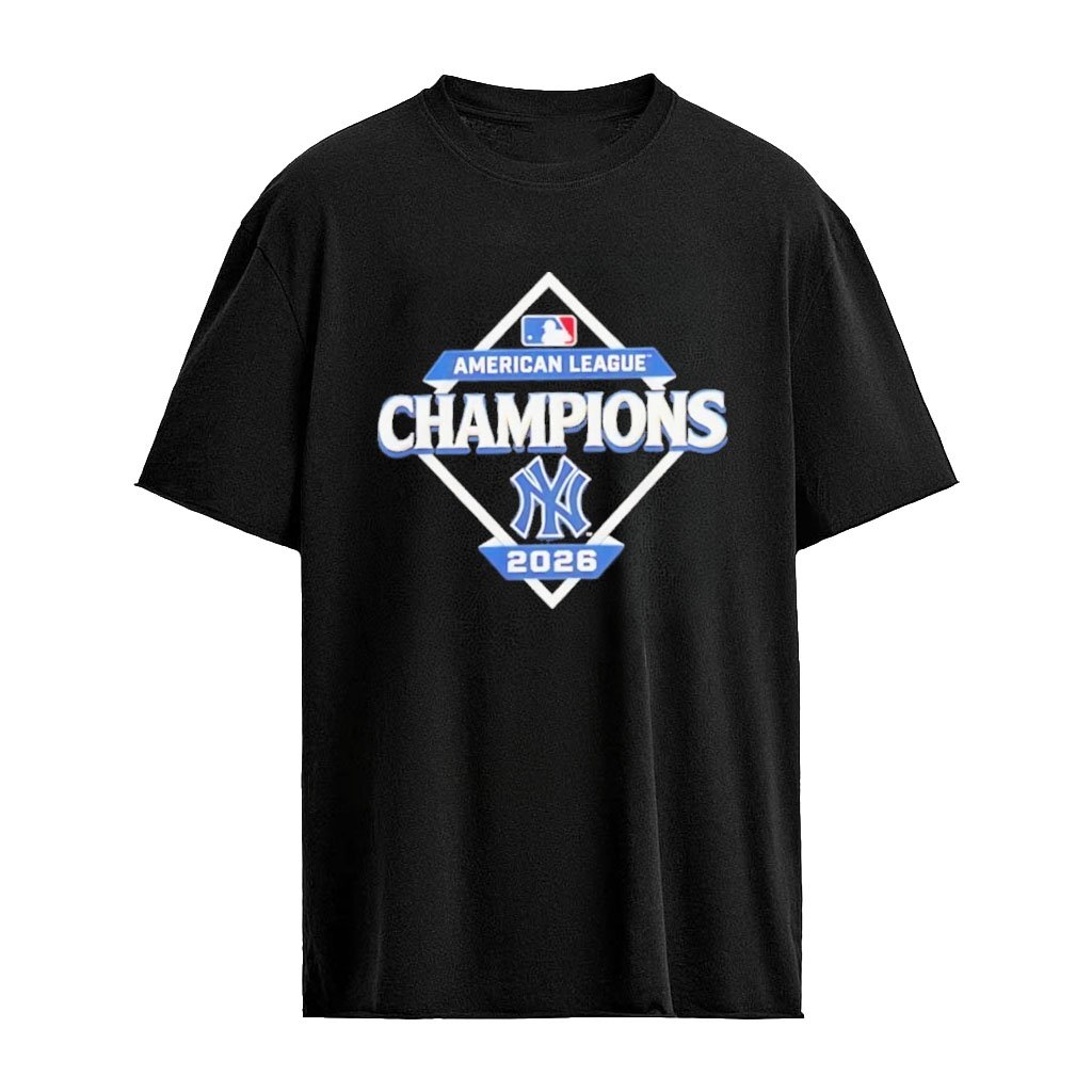 New York Yankees 2026 American League Champions Logo T-shirt