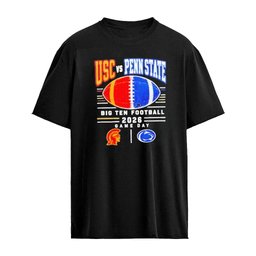 USC Trojans vs Penn State Nittany Lions NCAA 2026 Big Ten Football Game Day Vintage T-shirt
