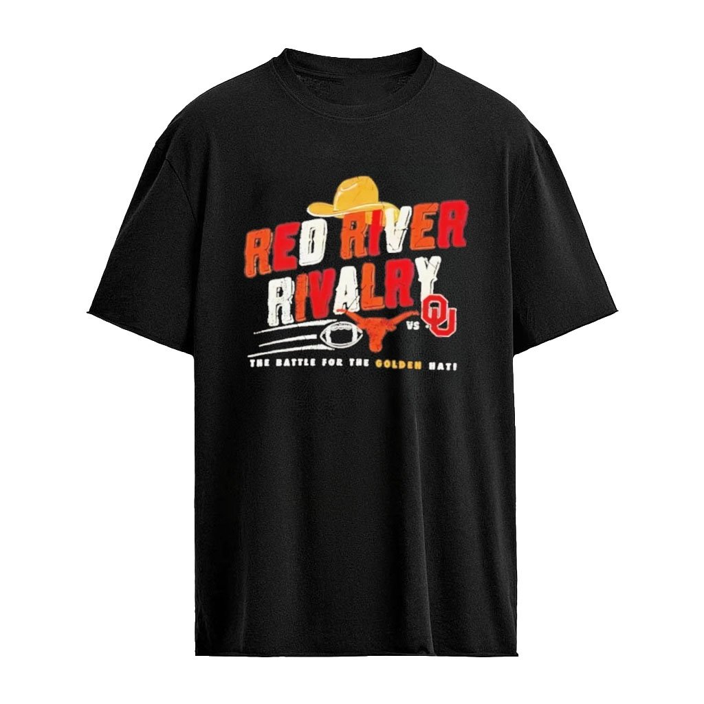Texas Longhorns 2026 Red River Rivalry The battle For The Golden Hat Vintage T-shirt