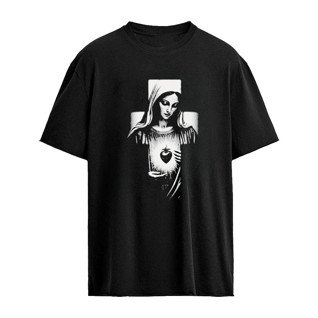 Wear Icy Heart Of Mary Shirt