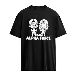 Team Alpha Force Cartoon Characters Chibi T-shirt