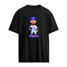 Tanner Scott Los Angeles Dodgers No 66 Bobblehead T-shirt