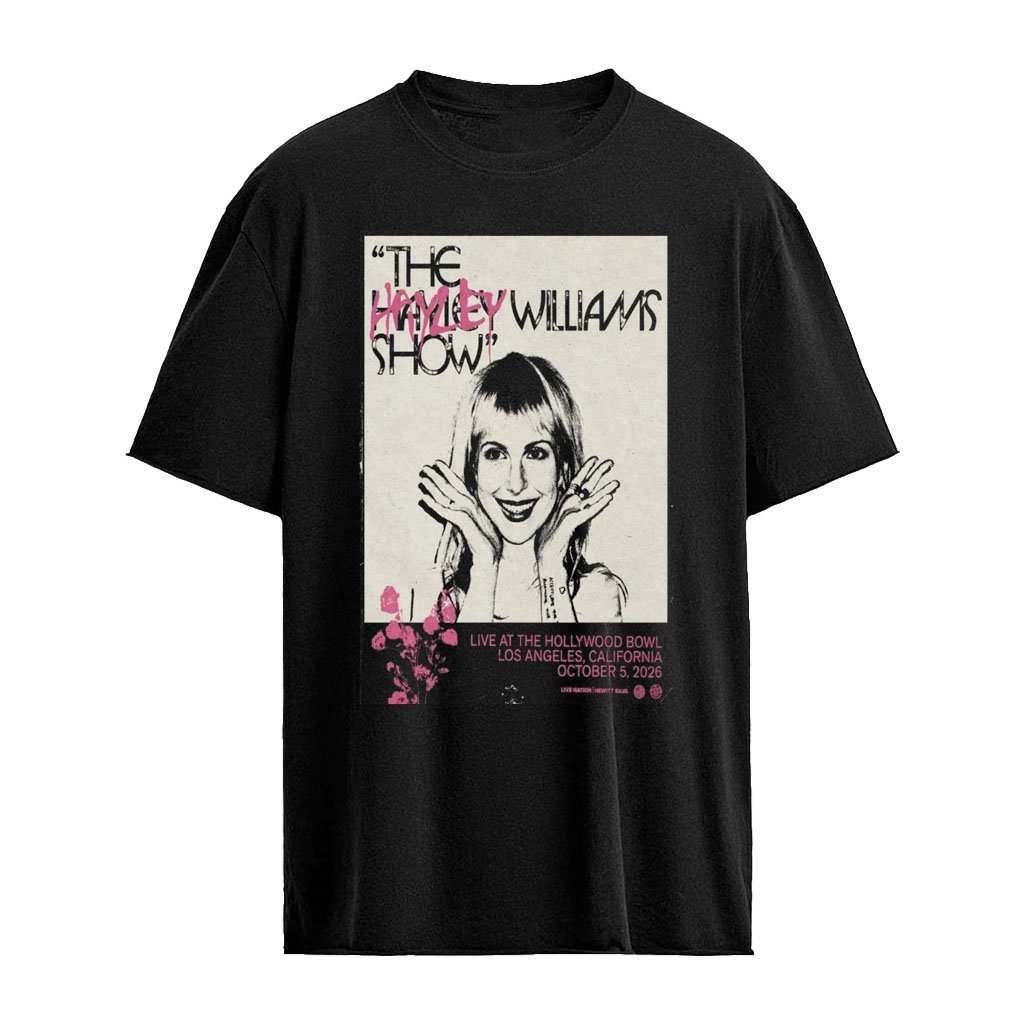 The Hayley Williams Show Hollywood Bowl October 2026 Poster  T-Shirt