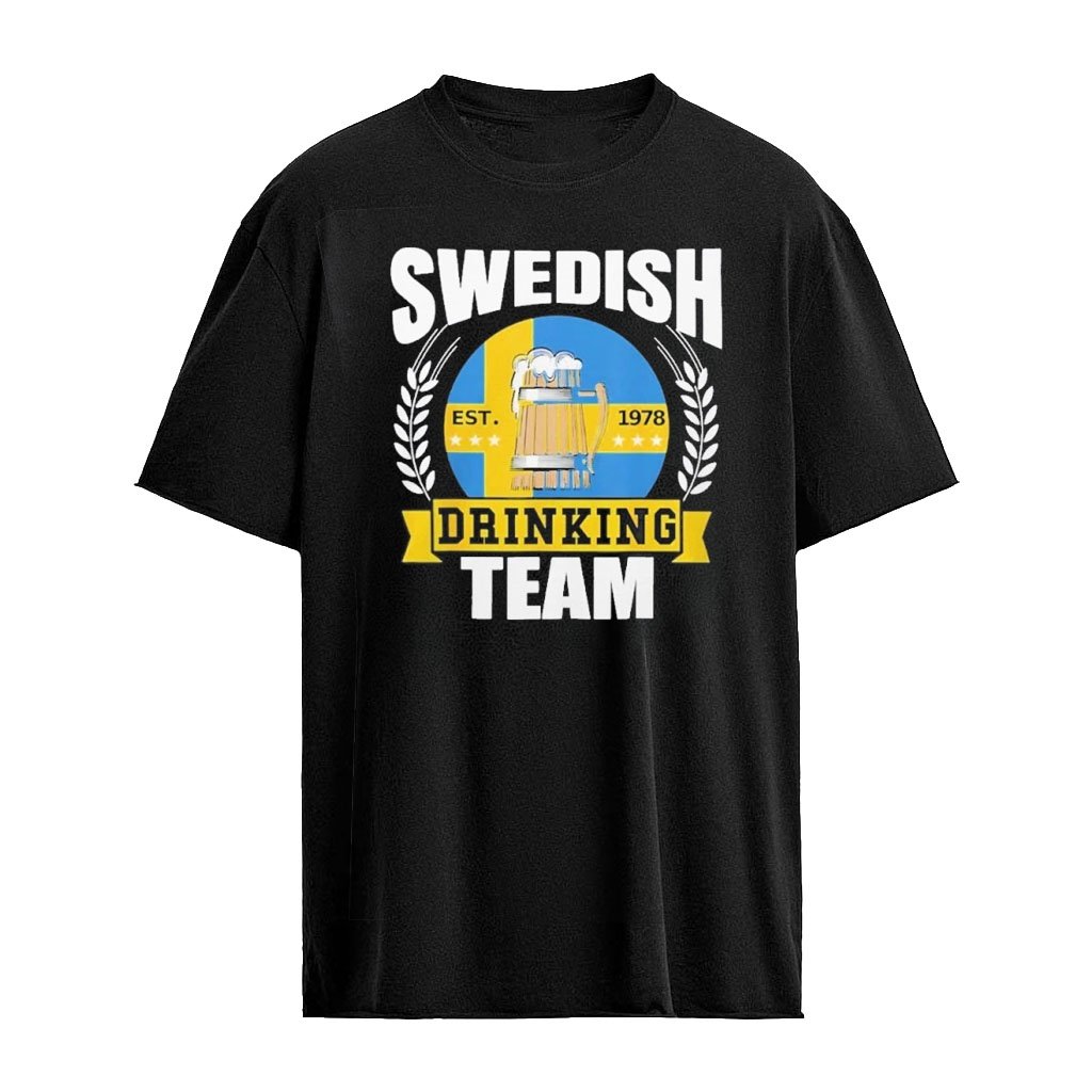 Swedish Drinking Team Sweden Flag Beer Mug T-Shirt