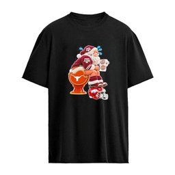 Texas AM Texas Longhorns LSU Tigers Arkansas Razorbacks Christmas Santa College Football Fan Graphic T-Shirt