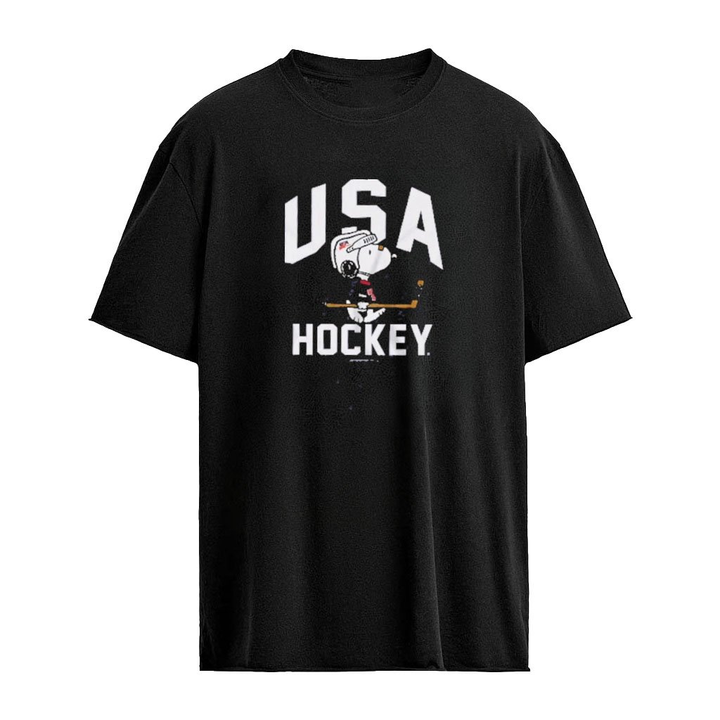 Streaker Sports Peanuts X USA Hockey World Famous T-Shirt