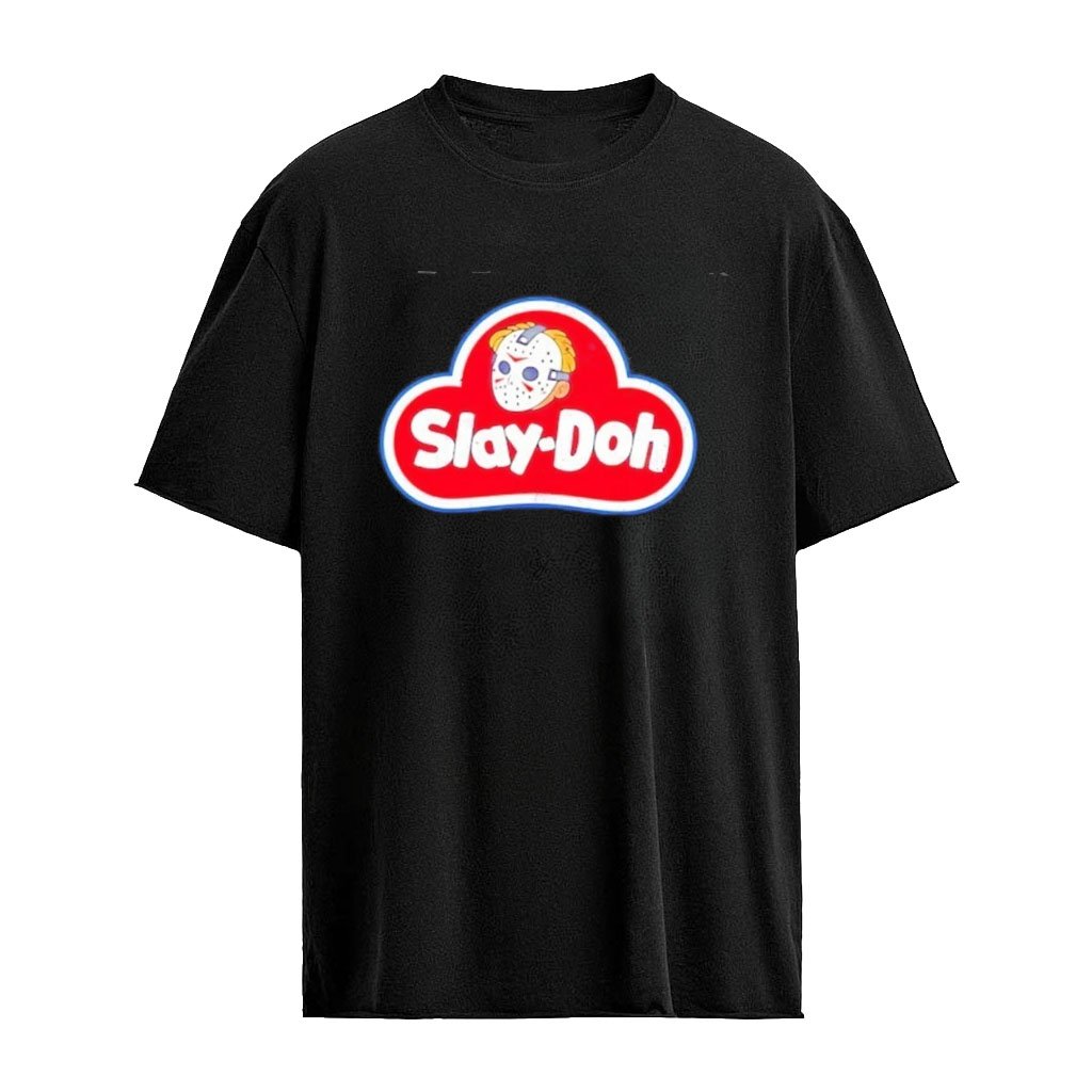 Slay-doh X Jason Voorhees Friday The 13th Parody T-shirt