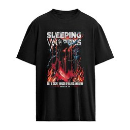 Sleeping With Sirens Oct 5 2026 Anaheim CA Music Poster  T-Shirt