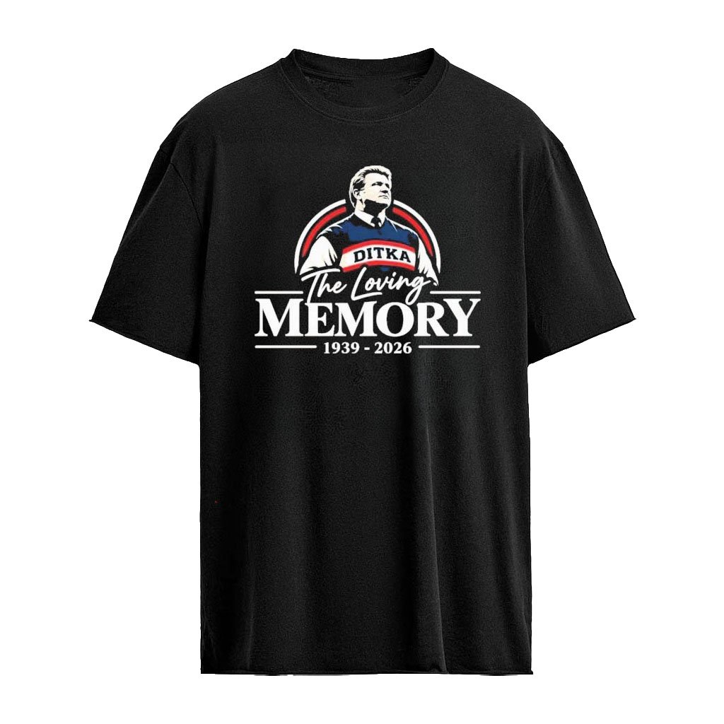 In Loving Memory Mike Ditka 1939-2026 Chicago Bears Coach Memorial Shirt