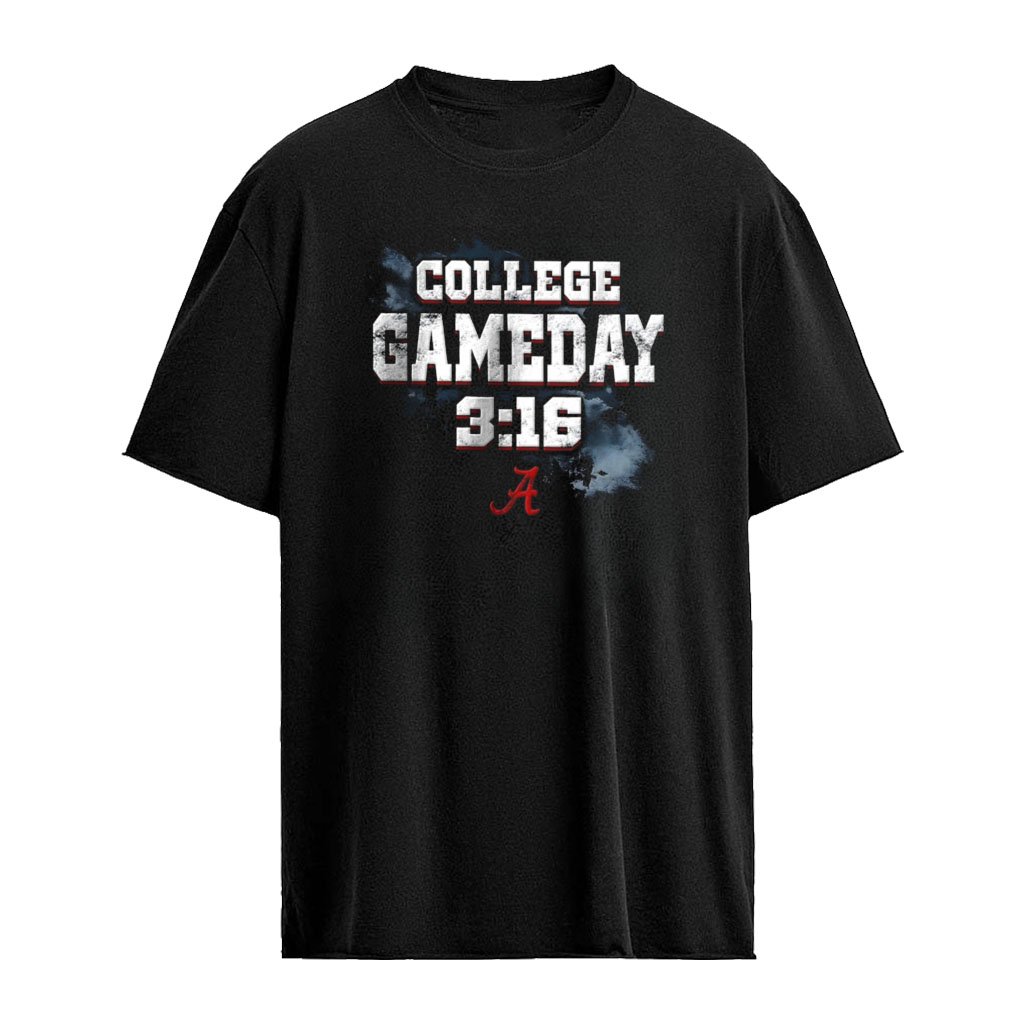 Alabama Crimson Tide NCAA College Gameday 3 16 distressed shirt