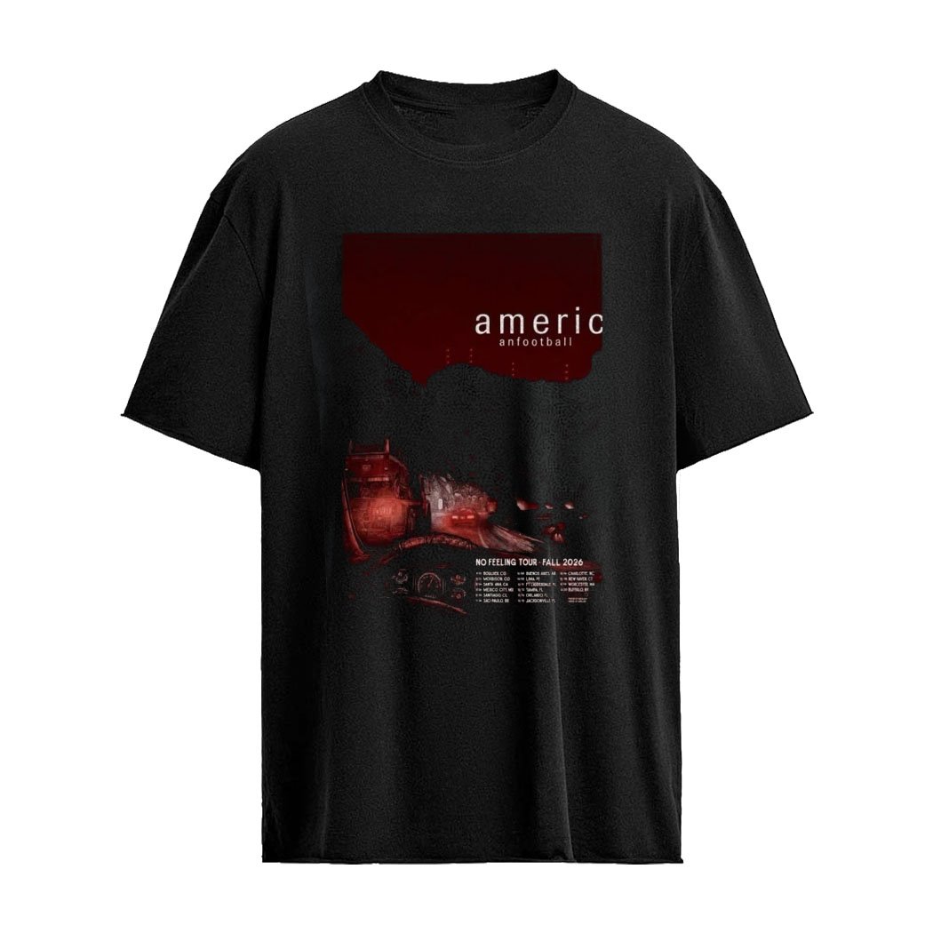 Americ Anfootball No Feeling Tour Fall 2026 Poster Shirt