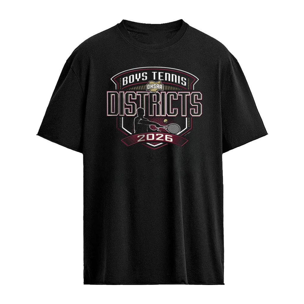 2026 OHSAA Boys Tennis Districts shirt