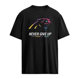 Carolina Panthers Never Give Up Fight Cancer In All Colors 2026 logo shirt