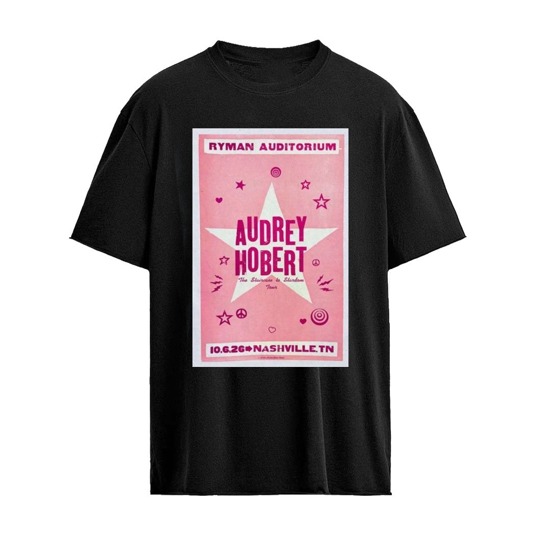 Audrey Hobert October 6 2026 Nashville TN Event Poster Shirt