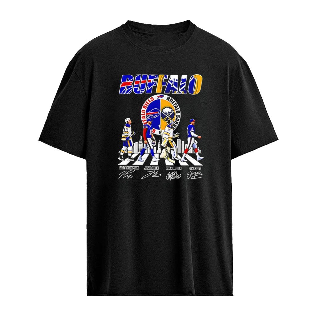 Buffalo Sports Team players Tage Josh Ryan Jim Walking signature shirt