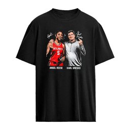 Angel Reese and Coby Karl Smesko Atlanta Dream WNBA smoking cigar man middle finger shirt