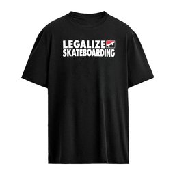 Cody Jon wearing Legalize Skateboarding logo shirt