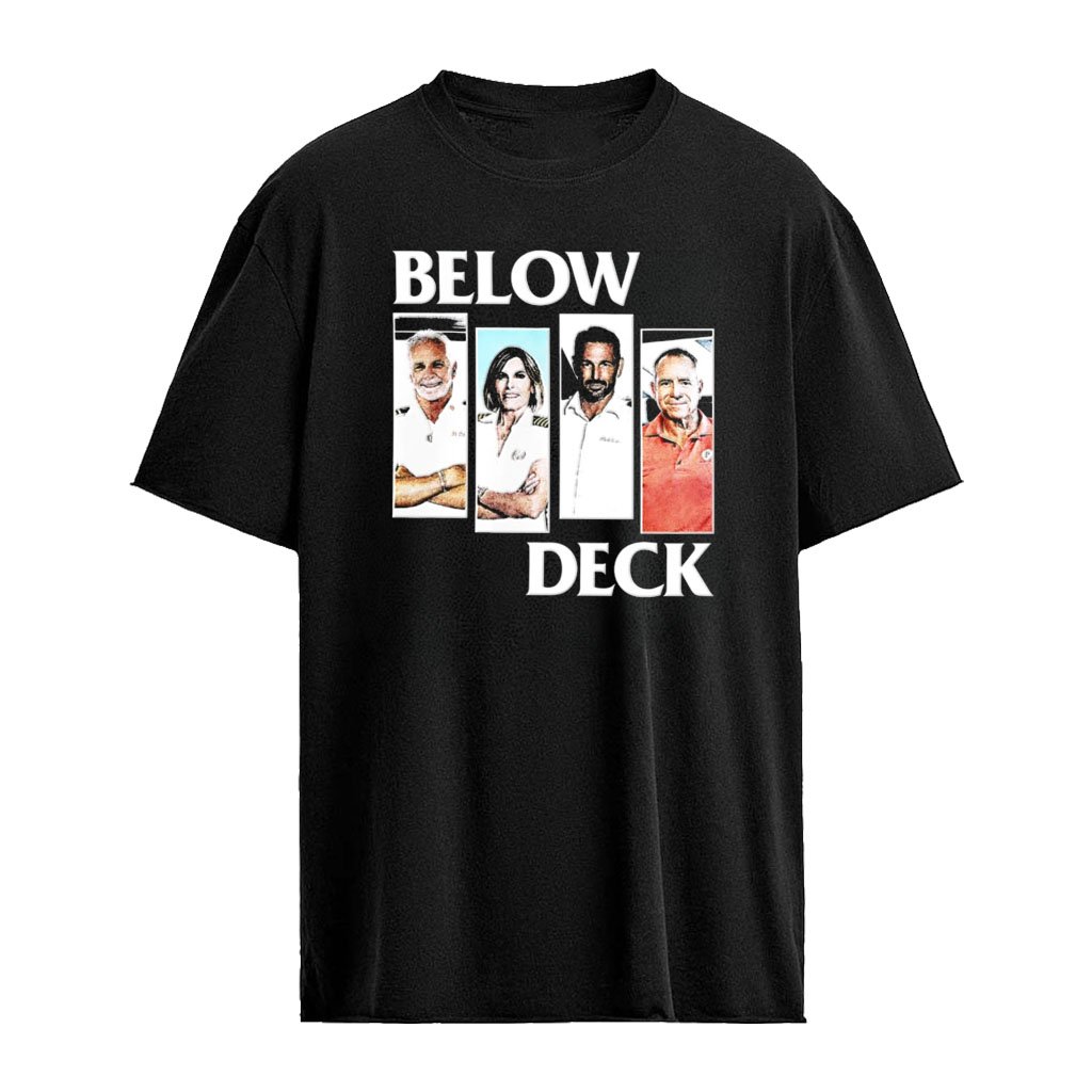Below Deck Lee Rosbach Sandy Yawn Jason Chambers and Glenn Shephard shirt