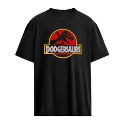 Dodgersaurs Los Angeles Dodgers Dinosaur Baseball logo shirt