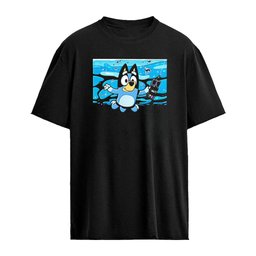 Bluey Nirvana Nevermind shirt