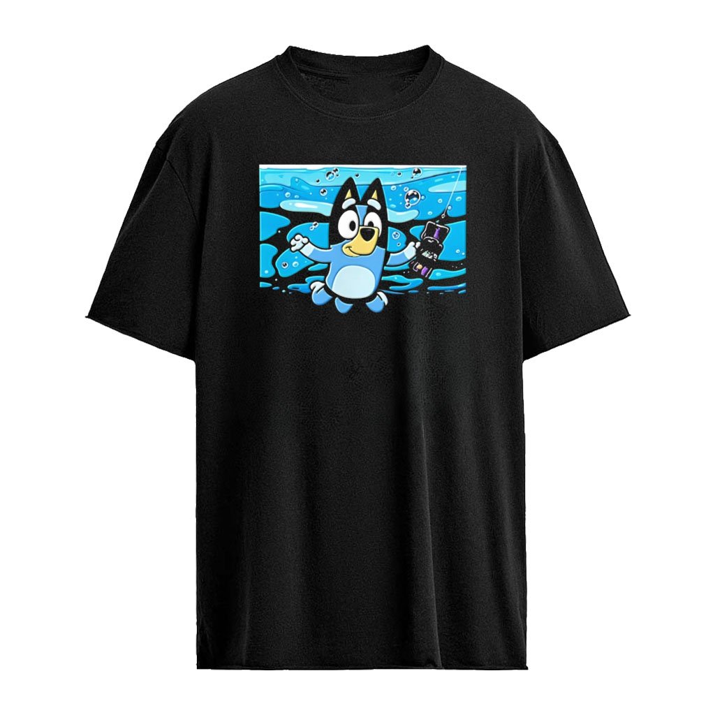 Bluey Nirvana Nevermind shirt