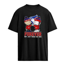 Charlie Brown Snoopy Toronto Blue Jays MLB Forever Not Just When We Win logo shirt