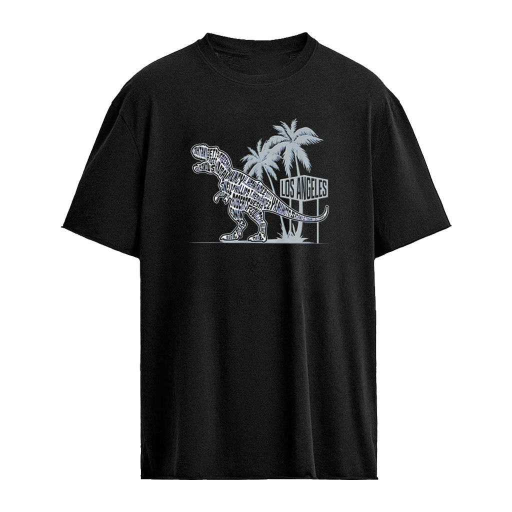 Dinosaurs Los Angeles Dodgers logo shirt